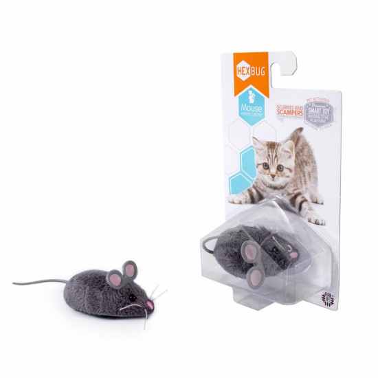 HEXBUG Mouse Robotic Cat Toy (GREY) HEXBUG