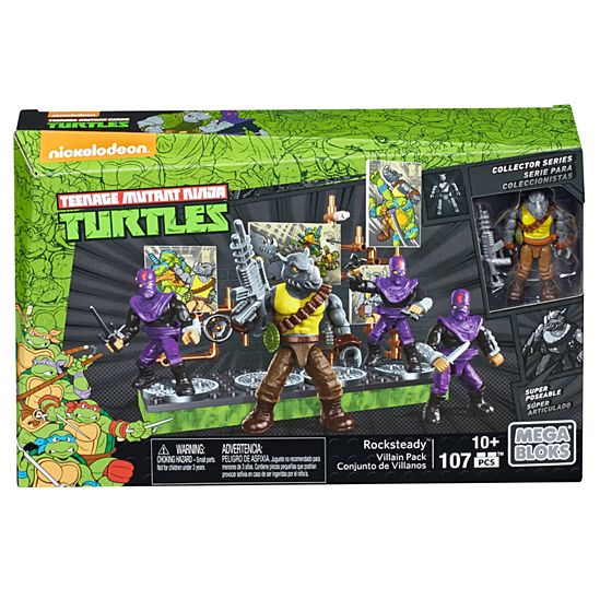 Mega Bloks Teenage Mutant Ninja Turtles Rocksteady Villain Pack TEENAGE MUTANT NINJA TURTLES