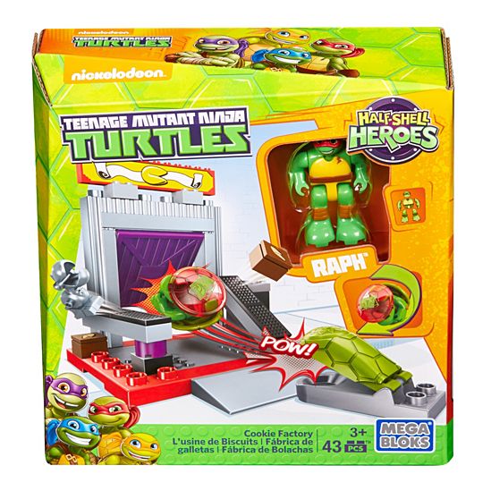 Mega Bloks Teenage Mutant Ninja Turtles Half-Shell Heroes Cookie Factory TEENAGE MUTANT NINJA TURTLES