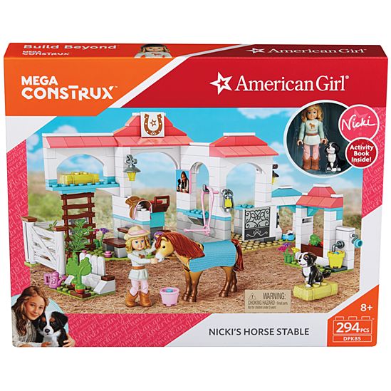 Mega Bloks American Girl Nicki Horse Stables AMERICAN GIRL