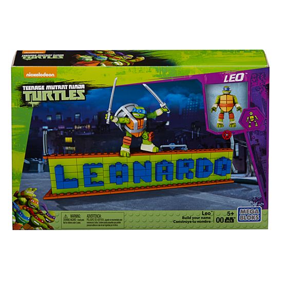 Mega Bloks Teenage Mutant Ninja Turtles Ninja Name Plate Builder TEENAGE MUTANT NINJA TURTLES