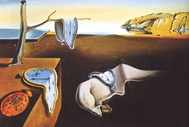 THE PERSISTENCE OF MEMORY | SALVADOR DALI PAINT