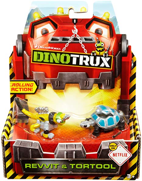 Dinotrux Revvit and Tortool Character 2-Pack MATTEL