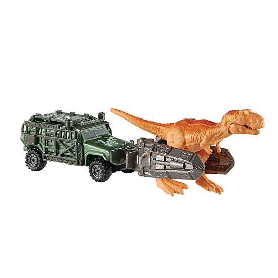 Matchbox Jurassic World Dino Transporters Tyranno-Hauler Vehicle And Figure MATCHBOX