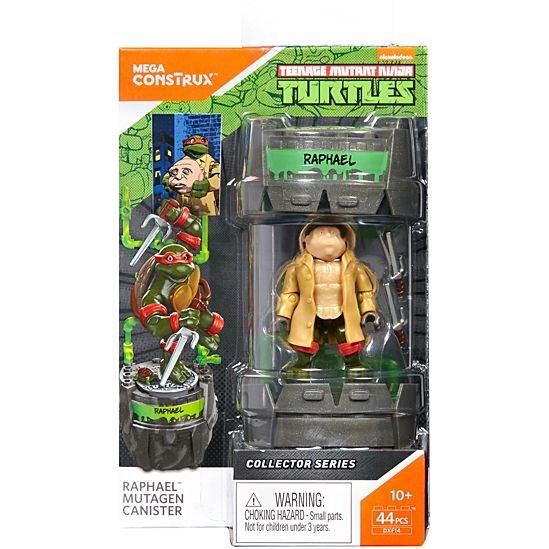 Mega Construx Teenage Mutant Ninja Turtles Classic Series Raphael Mutagen Canister TEENAGE MUTANT NINJA TURTLES