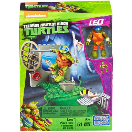 Mega Bloks Teenage Mutant Ninja Turtles Leo Pizza Fury Playset TEENAGE MUTANT NINJA TURTLES