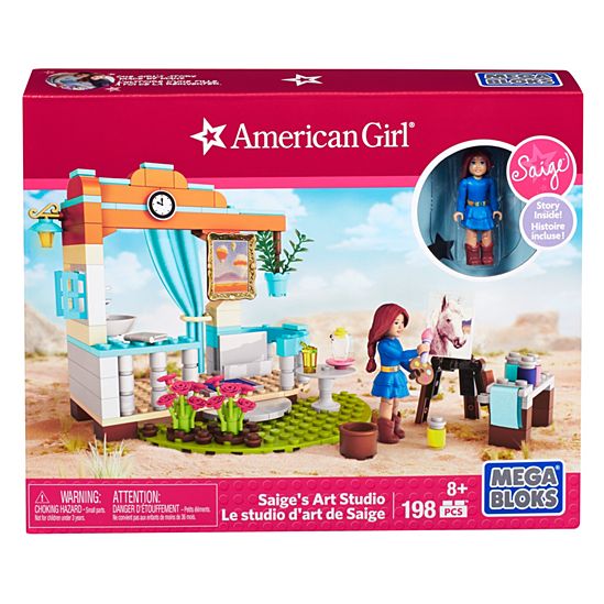 Mega Bloks American Girl Saige Art Studio AMERICAN GIRL