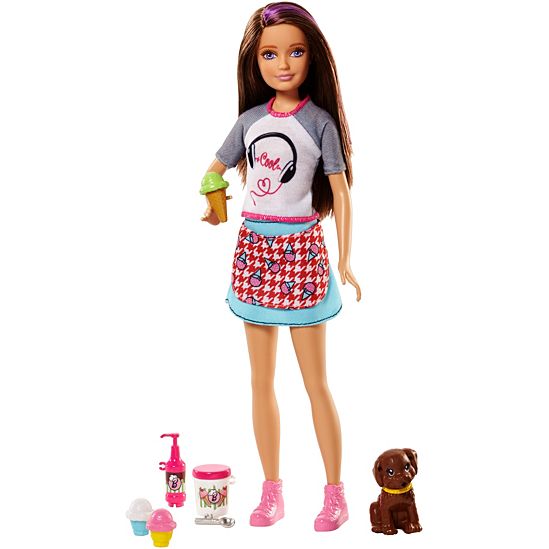 Skipper Doll with Ice Cream and Puppy BARBIE