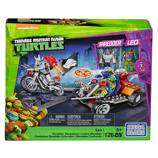 Mega Bloks Teenage Mutant Ninja Turtles Leo Shredder Showdown TEENAGE MUTANT NINJA TURTLES