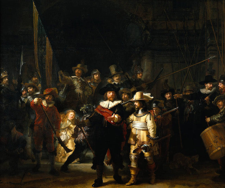 THE NIGHT WATCH | REMBRANDT VAN RIJN PAINT