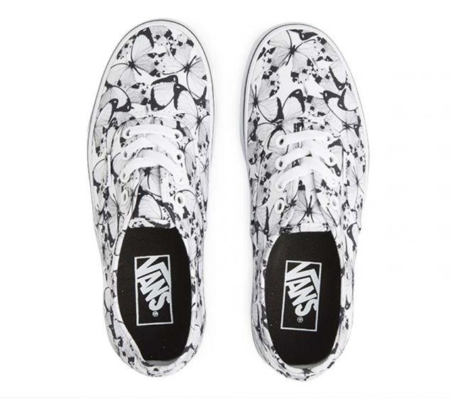 VANS | AUTHENTIC (BUTTERFLY) TRUE | WHITE / BLACK VANS