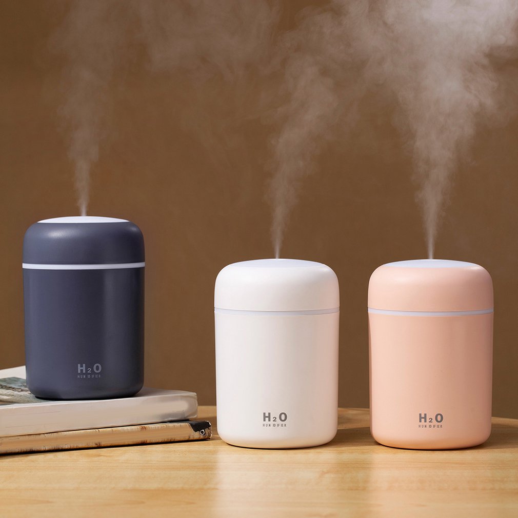 300ml Home Car USB Electric Air Humidifier Aroma Oil Diffuser Air Purifier Cool Mist Sprayer with Colorful Night Light australiafolks