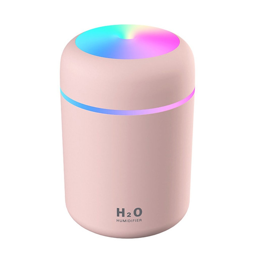 300ml Home Car USB Electric Air Humidifier Aroma Oil Diffuser Air Purifier Cool Mist Sprayer with Colorful Night Light australiafolks