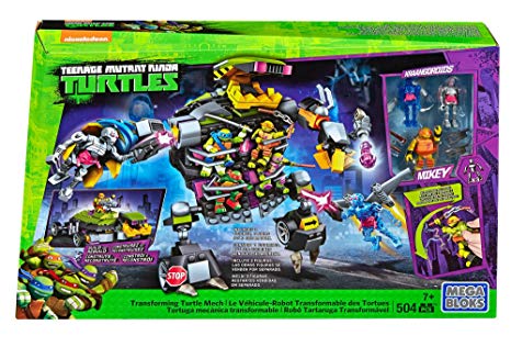 Mega Bloks Teenage Mutant Ninja Turtles Transforming Turtle Mech TEENAGE MUTANT NINJA TURTLES