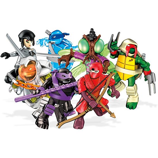 Mega Construx Teenage Mutant Ninja Turtles Micro Action Figures, Red Ninja TEENAGE MUTANT NINJA TURTLES