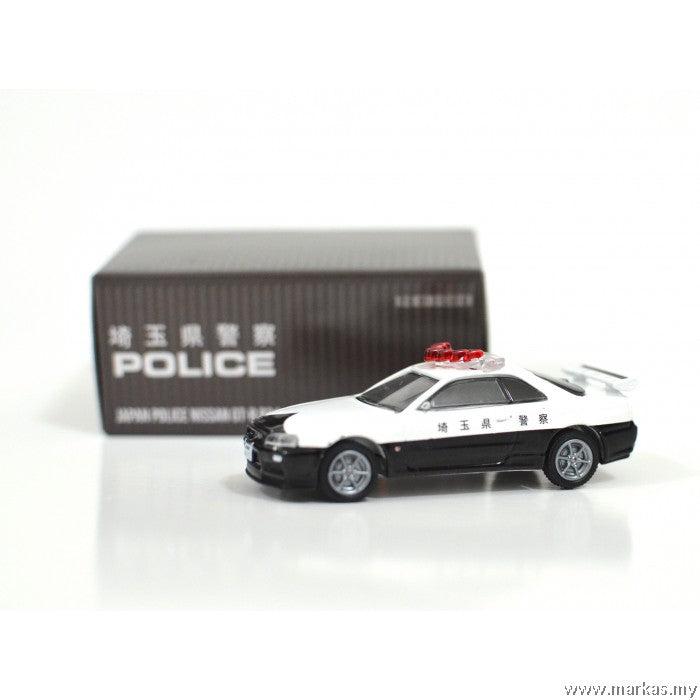 Tarmac Works X Greenlight 1/64 Nissan GTR R 34 Japan police TOYS R US