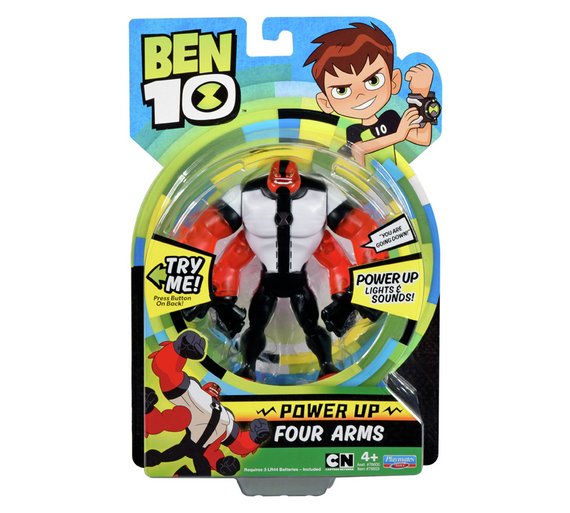 Ben 10 6" Deluxe Power Up Figures - Four Arms BEN 10