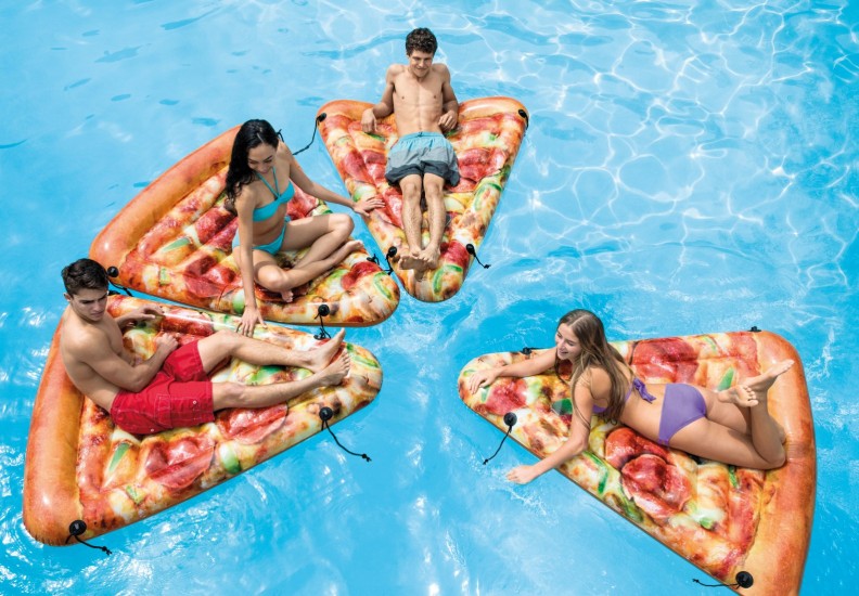 Intex Pizza Slice Mat Pool Floater 69 x 57 inches INTEX