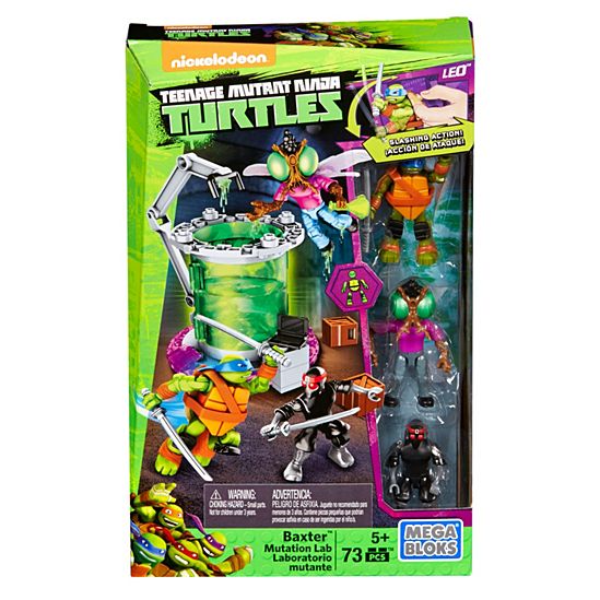 Mega Bloks Teenage Mutant Ninja Turtles Baxter Mutation Lab TEENAGE MUTANT NINJA TURTLES