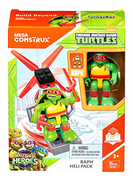 Mega Bloks Teenage Mutant Ninja Turtles Raph Heli Pack Figure TEENAGE MUTANT NINJA TURTLES