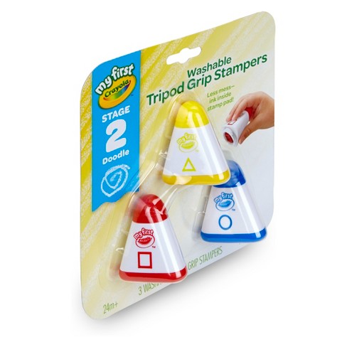 Crayola My First Washable Tripod Grip Stampers CRAYOLA