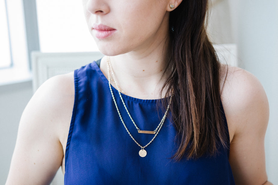 Dainty Gold Necklace Company 123